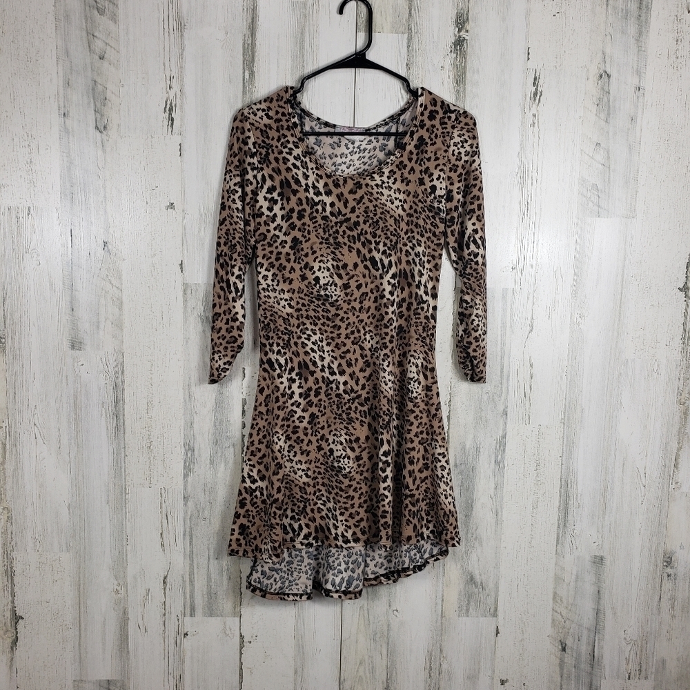 Pretty young thing cheetah print dress size large